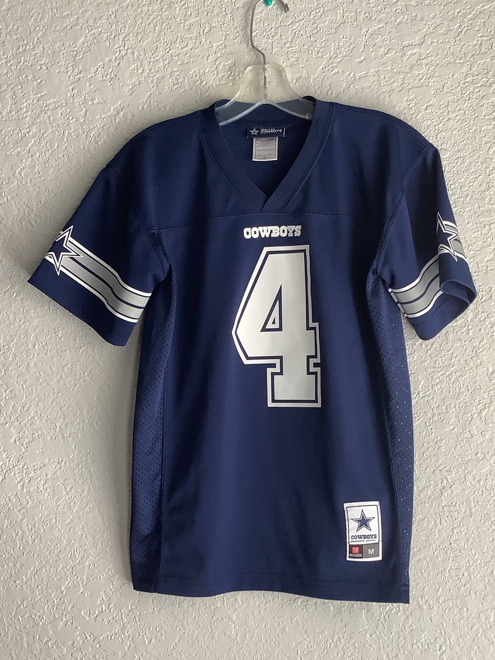 Dallas Cowboys Youth Navy #4 Football Jersey